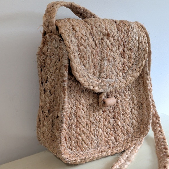 NWT Next Raffia Straw Shoulder Bag - Picture 6 of 11